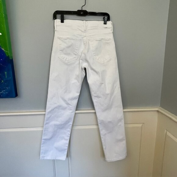 MOTHER Superior Smarty Pants Skimp Jeans High Rise Totally Innocent size 28 - Picture 10 of 16